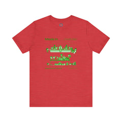 Made in (North Pole) Unisex Short Sleeve Tee , Christmas Apparel, Holiday Celebrations