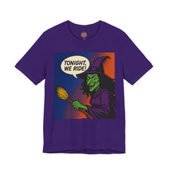 Halloween Witch Graphic Tee, Fun T-Shirt for Fall, Cozy Halloween Apparel, Unique Witch Shirt, Spooky Season Clothing