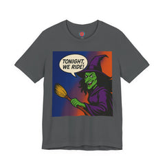 Halloween Witch Graphic Tee, Fun T-Shirt for Fall, Cozy Halloween Apparel, Unique Witch Shirt, Spooky Season Clothing