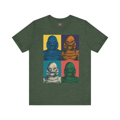 Vintage Creature Feature Tee, Retro Monster Shirt, Unisex Graphic Tee, Halloween Costume Top, Horror Movie Apparel, Movie Monster Fan Gift