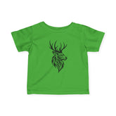 Baby Deer Graphic Tee, Cute Infant Shirt, Woodland Animal Baby T-Shirt, Forest Theme Apparel for Kids, Perfect Gift for Baby Showers