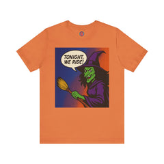 Halloween Witch Graphic Tee, Fun T-Shirt for Fall, Cozy Halloween Apparel, Unique Witch Shirt, Spooky Season Clothing