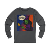 Witchy Long Sleeve Tee - Spooky Halloween Shirt, Unisex Jersey Tee for Halloween Parties, Witch Design, Gift for Her, Costume Top