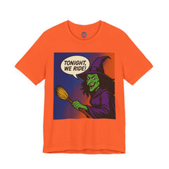 Halloween Witch Graphic Tee, Fun T-Shirt for Fall, Cozy Halloween Apparel, Unique Witch Shirt, Spooky Season Clothing