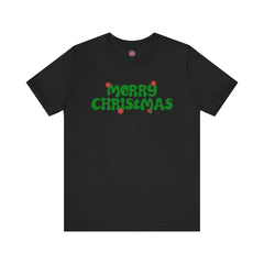 Merry Christmas Unisex Tee, Holiday T-Shirt, Festive Jersey Shirt, Christmas thsirt, Seasonal Apparel, Winter Tee