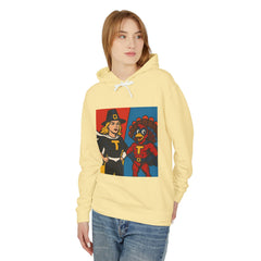 Thanksgiving Heroes Hooded Sweatshirt, Unisex Lightweight Hoodie, Fall Fashion, Family Gatherings, Unique Holiday Gift