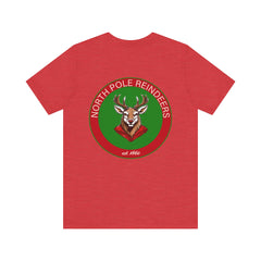 Christmas Reindeer Tee, Unisex Santa Shirt, Holiday Graphic T-Shirt, Festive Apparel, Reindeer T-shirt, Men's Christmas T-shirt, Women's Christmas T-shirt