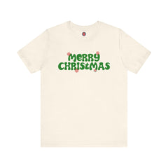 Merry Christmas Unisex Tee, Holiday T-Shirt, Festive Jersey Shirt, Christmas thsirt, Seasonal Apparel, Winter Tee