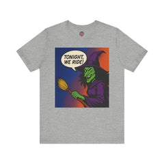 Halloween Witch Graphic Tee, Fun T-Shirt for Fall, Cozy Halloween Apparel, Unique Witch Shirt, Spooky Season Clothing