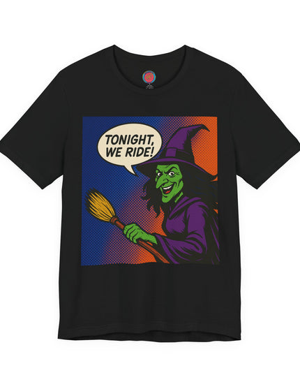 Halloween Witch Graphic Tee, Fun T-Shirt for Fall, Cozy Halloween Apparel, Unique Witch Shirt, Spooky Season Clothing
