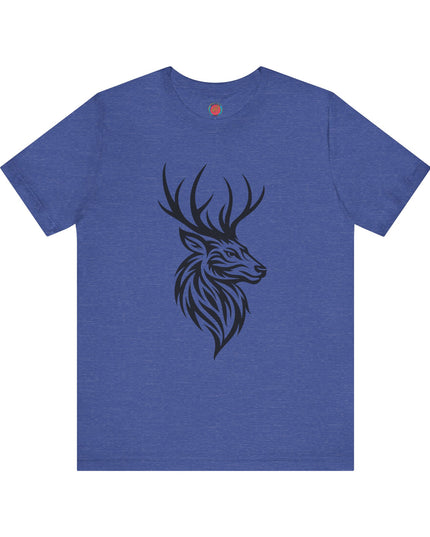 Majestic Stag Unisex Tee, Nature Lover Shirt, Animal Graphic Tee, Outdoor Apparel, Unique Gift for Wildlife Enthusiasts