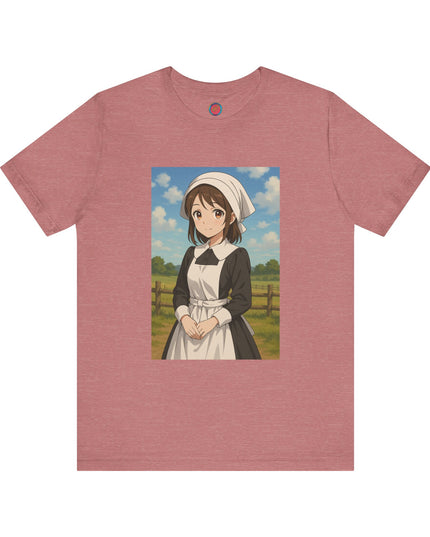 Anime-Inspired Unisex Jersey Tee, Vintage Style Shirt, Graphic Tee for Fans, Casual Wear, Gift for Anime Lovers