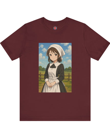 Anime-Inspired Unisex Jersey Tee, Vintage Style Shirt, Graphic Tee for Fans, Casual Wear, Gift for Anime Lovers