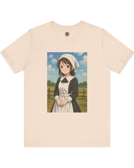 Anime-Inspired Unisex Jersey Tee, Vintage Style Shirt, Graphic Tee for Fans, Casual Wear, Gift for Anime Lovers