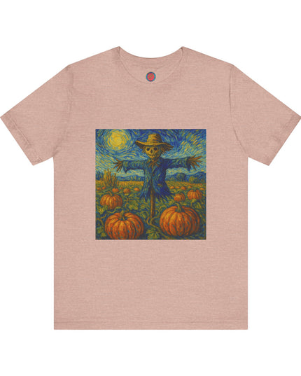 Fall Harvest Scarecrow Tee | Unisex Short Sleeve Shirt, Autumn Vibes, Halloween Costume, Farmhouse Decor, Gift Idea