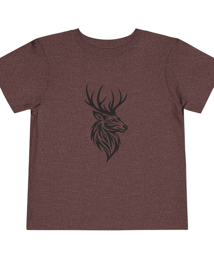 Stylish Toddler Tee with Majestic Deer Design, Kid's Short Sleeve Shirt, Gift for Nature Lovers, Animal-Themed Child's Apparel, [...]