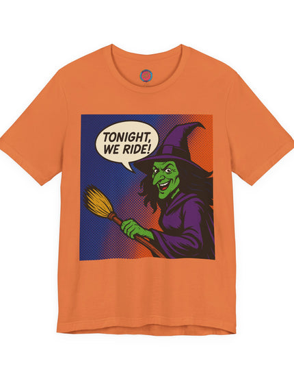 Halloween Witch Graphic Tee, Fun T-Shirt for Fall, Cozy Halloween Apparel, Unique Witch Shirt, Spooky Season Clothing