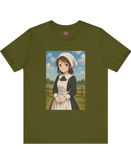 Anime-Inspired Unisex Jersey Tee, Vintage Style Shirt, Graphic Tee for Fans, Casual Wear, Gift for Anime Lovers