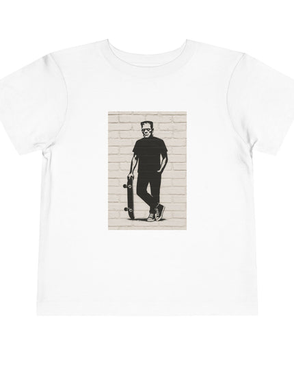 Stylish Toddler Short Sleeve Tee, Kids Skateboard Shirt, Toddler Summer Top, Boy's Graphic Tee, Trendy Child's Apparel