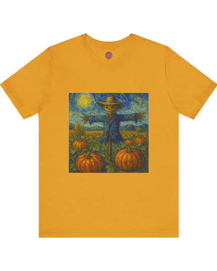 Fall Harvest Scarecrow Tee | Unisex Short Sleeve Shirt, Autumn Vibes, Halloween Costume, Farmhouse Decor, Gift Idea