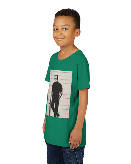 Youth Skate Tee - Halloween Frankenstein Graphic T-Shirt