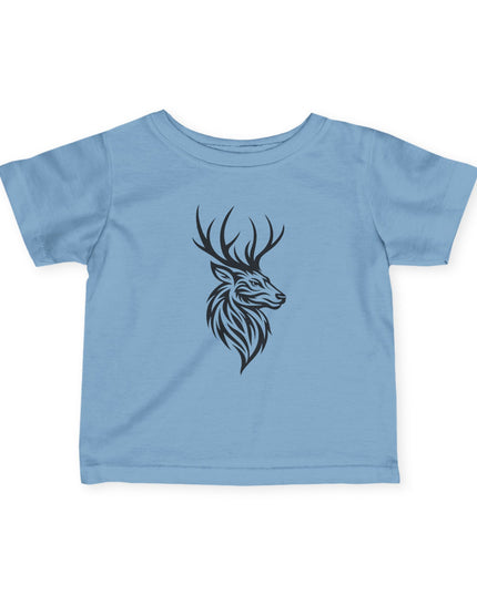 Baby Deer Graphic Tee, Cute Infant Shirt, Woodland Animal Baby T-Shirt, Forest Theme Apparel for Kids, Perfect Gift for Baby Showers