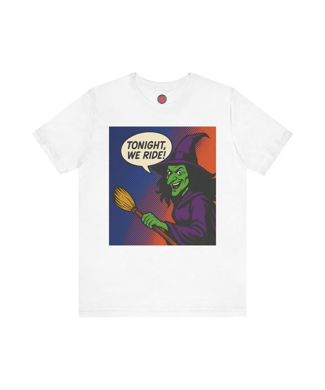 Halloween Witch Graphic Tee, Fun T-Shirt for Fall, Cozy Halloween Apparel, Unique Witch Shirt, Spooky Season Clothing
