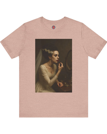 Artistic Portrait Tee, Vintage Art T-Shirt, Aesthetic Short Sleeve Top, Unique Graphic Tee, Gallery-Inspired Fashion