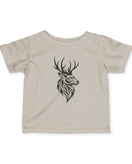 Baby Deer Graphic Tee, Cute Infant Shirt, Woodland Animal Baby T-Shirt, Forest Theme Apparel for Kids, Perfect Gift for Baby Showers