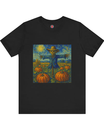 Fall Harvest Scarecrow Tee | Unisex Short Sleeve Shirt, Autumn Vibes, Halloween Costume, Farmhouse Decor, Gift Idea