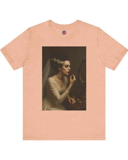 Artistic Portrait Tee, Vintage Art T-Shirt, Aesthetic Short Sleeve Top, Unique Graphic Tee, Gallery-Inspired Fashion