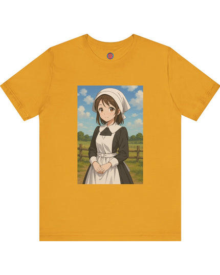 Anime-Inspired Unisex Jersey Tee, Vintage Style Shirt, Graphic Tee for Fans, Casual Wear, Gift for Anime Lovers