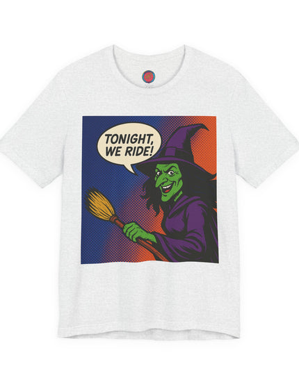 Halloween Witch Graphic Tee, Fun T-Shirt for Fall, Cozy Halloween Apparel, Unique Witch Shirt, Spooky Season Clothing