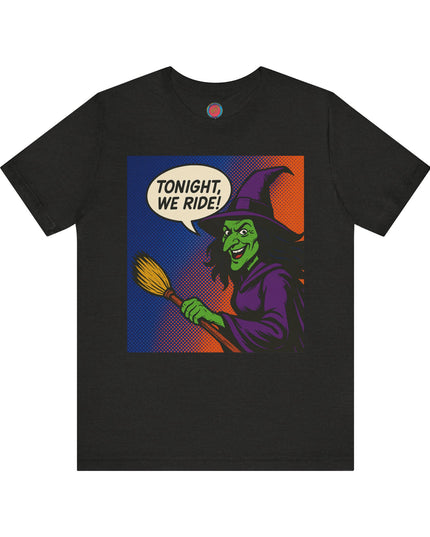 Halloween Witch Graphic Tee, Fun T-Shirt for Fall, Cozy Halloween Apparel, Unique Witch Shirt, Spooky Season Clothing