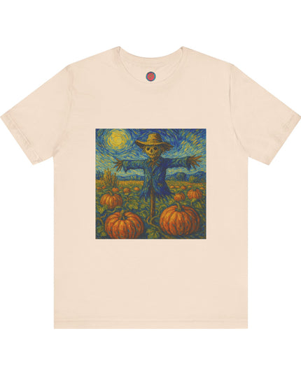 Fall Harvest Scarecrow Tee | Unisex Short Sleeve Shirt, Autumn Vibes, Halloween Costume, Farmhouse Decor, Gift Idea