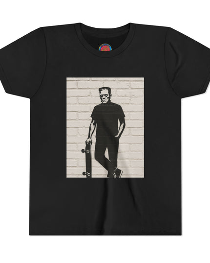 Youth Skate Tee - Halloween Frankenstein Graphic T-Shirt