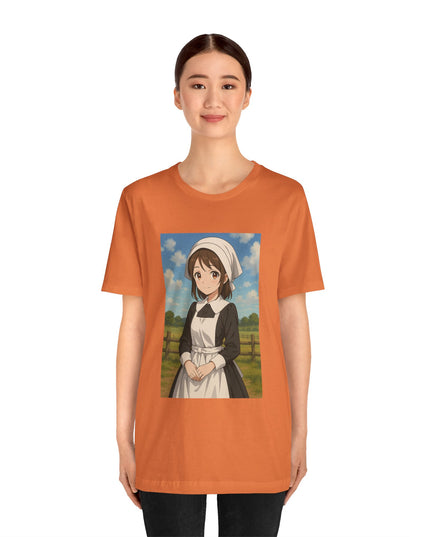 Anime-Inspired Unisex Jersey Tee, Vintage Style Shirt, Graphic Tee for Fans, Casual Wear, Gift for Anime Lovers