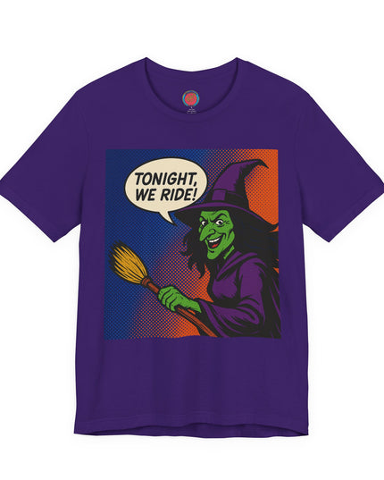 Halloween Witch Graphic Tee, Fun T-Shirt for Fall, Cozy Halloween Apparel, Unique Witch Shirt, Spooky Season Clothing