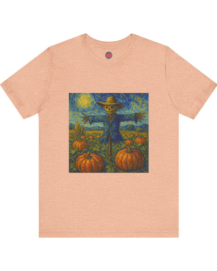 Fall Harvest Scarecrow Tee | Unisex Short Sleeve Shirt, Autumn Vibes, Halloween Costume, Farmhouse Decor, Gift Idea
