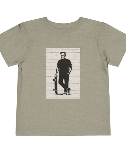 Stylish Toddler Short Sleeve Tee, Kids Skateboard Shirt, Toddler Summer Top, Boy's Graphic Tee, Trendy Child's Apparel