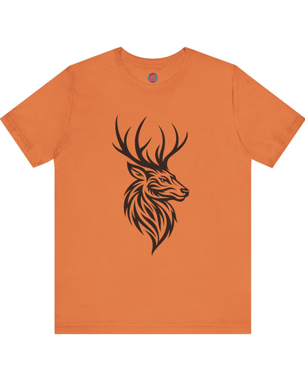 Majestic Stag Unisex Tee, Nature Lover Shirt, Animal Graphic Tee, Outdoor Apparel, Unique Gift for Wildlife Enthusiasts