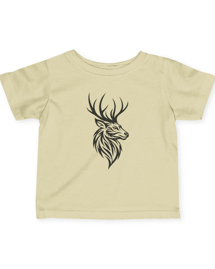 Baby Deer Graphic Tee, Cute Infant Shirt, Woodland Animal Baby T-Shirt, Forest Theme Apparel for Kids, Perfect Gift for Baby Showers