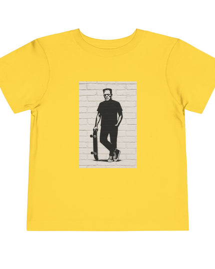 Stylish Toddler Short Sleeve Tee, Kids Skateboard Shirt, Toddler Summer Top, Boy's Graphic Tee, Trendy Child's Apparel