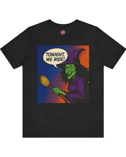 Halloween Witch Graphic Tee, Fun T-Shirt for Fall, Cozy Halloween Apparel, Unique Witch Shirt, Spooky Season Clothing
