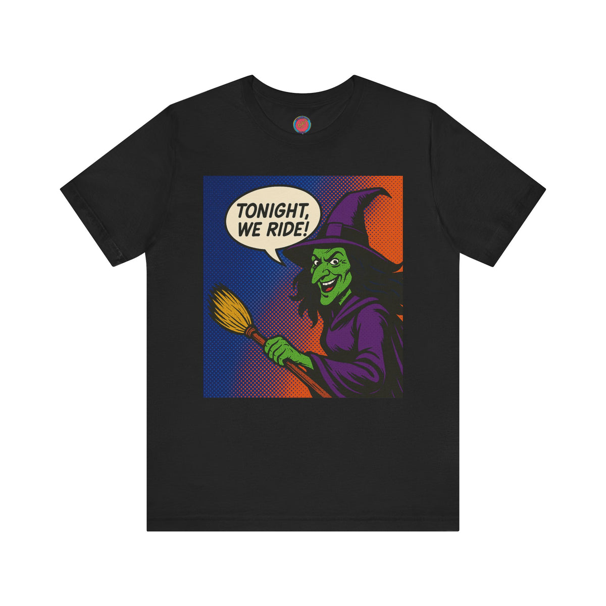 Halloween Witch Graphic Tee, Fun T-Shirt for Fall, Cozy Halloween Apparel, Unique Witch Shirt, Spooky Season Clothing