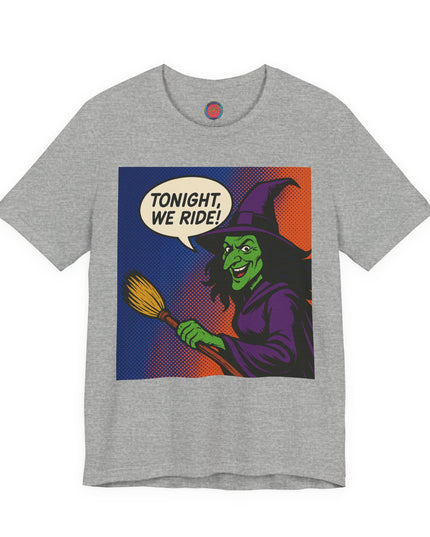 Halloween Witch Graphic Tee, Fun T-Shirt for Fall, Cozy Halloween Apparel, Unique Witch Shirt, Spooky Season Clothing
