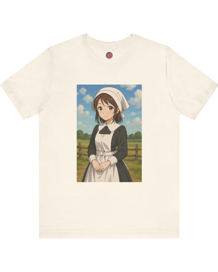 Anime-Inspired Unisex Jersey Tee, Vintage Style Shirt, Graphic Tee for Fans, Casual Wear, Gift for Anime Lovers