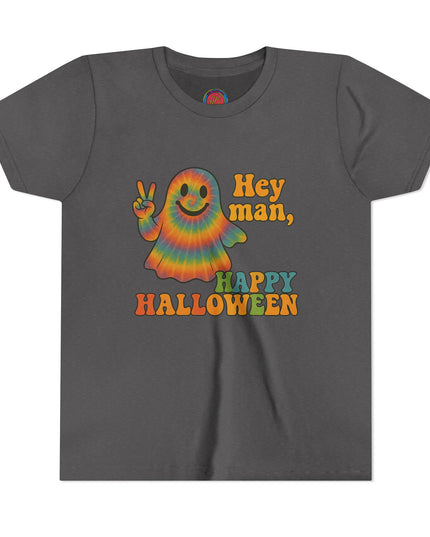 Groovy Halloween Youth Tee, Kids Halloween Shirt, Youth Short Sleeve, Cute Ghost T-Shirt, Childrens Party Outfit, Trendy Fall Apparel
