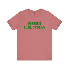 Merry Christmas Unisex Tee, Holiday T-Shirt, Festive Jersey Shirt, Christmas thsirt, Seasonal Apparel, Winter Tee