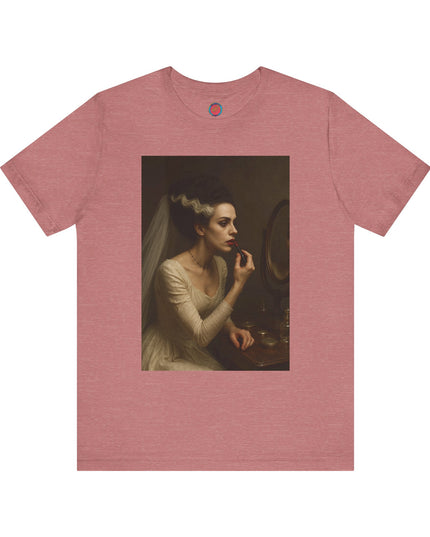 Artistic Portrait Tee, Vintage Art T-Shirt, Aesthetic Short Sleeve Top, Unique Graphic Tee, Gallery-Inspired Fashion